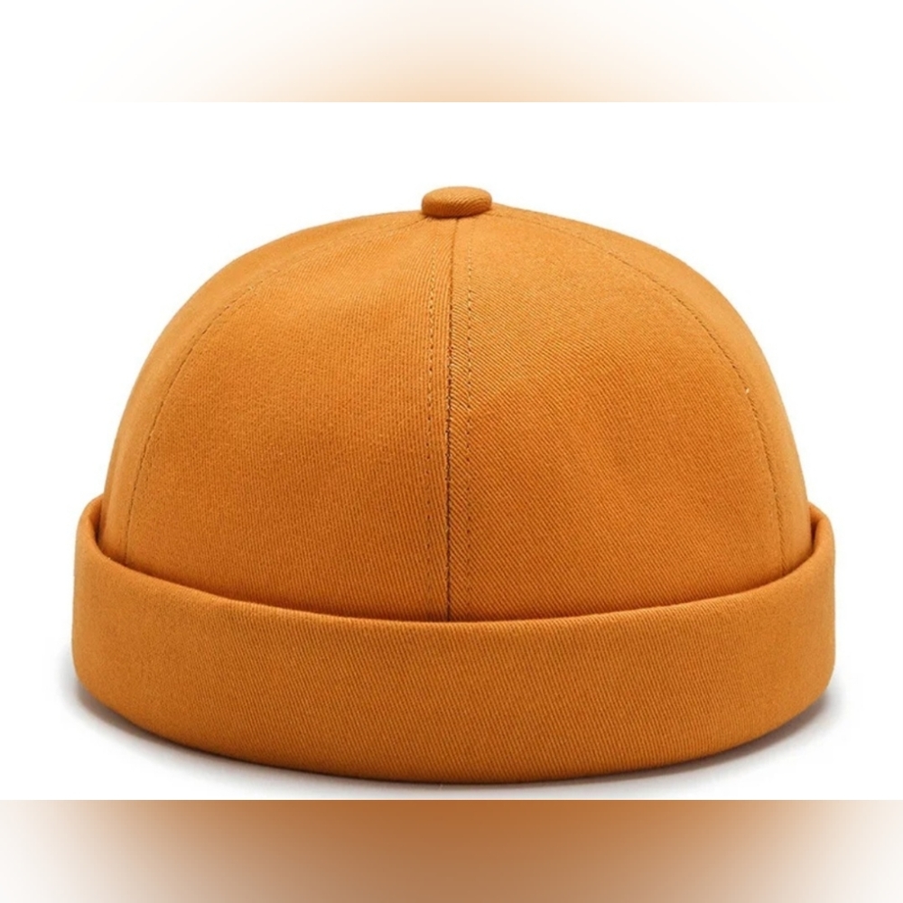 Unisex Brimless Beanie | Brimless Cap | Goldenrod
